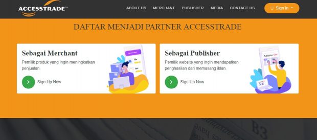 Cara Daftar AccessTrade Indonesia