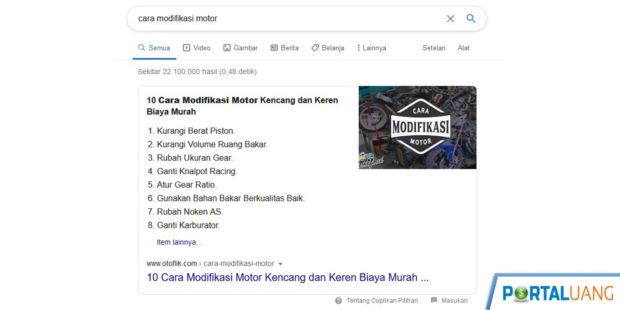 contoh seo on page