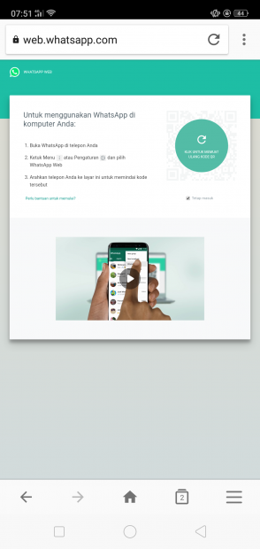 2 Cara Menggunakan WhatsApp Web ( WA Web ) di Android ...