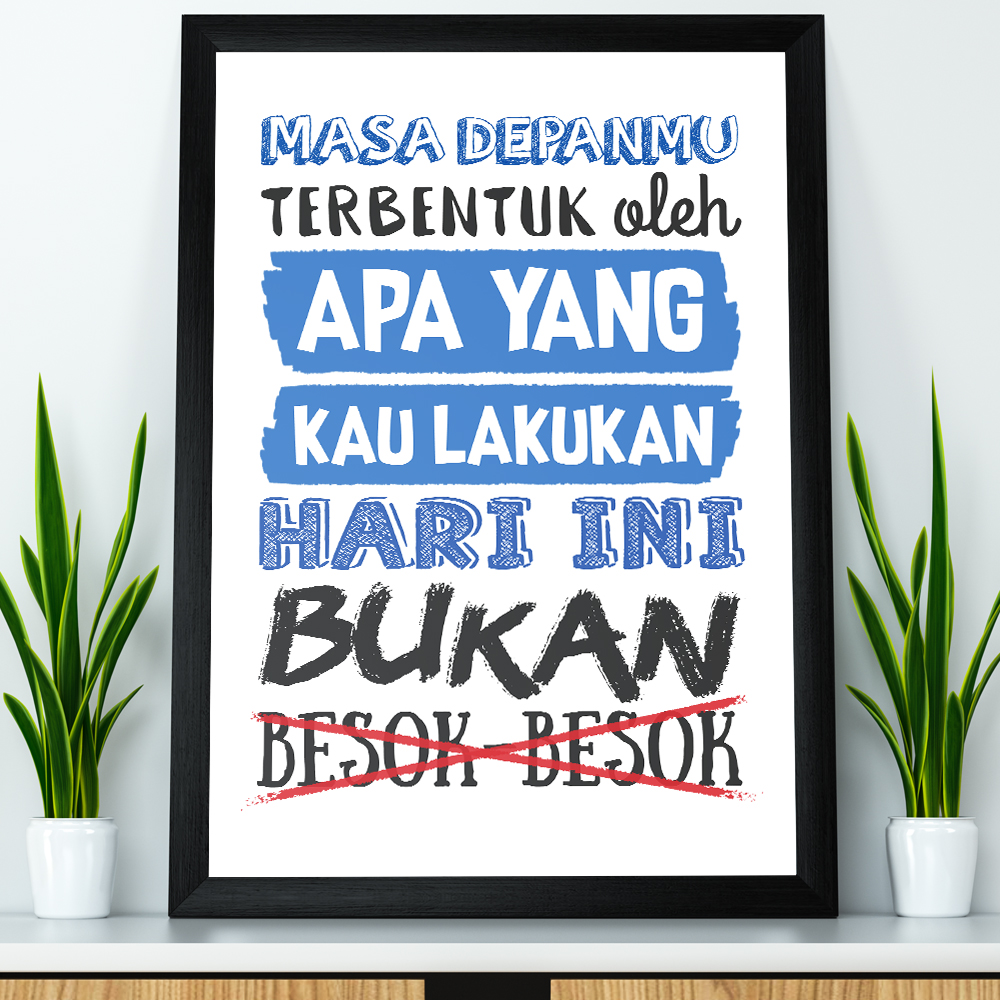 Pengertian dan Contoh Gambar Poster Afirmasi Portal Uang