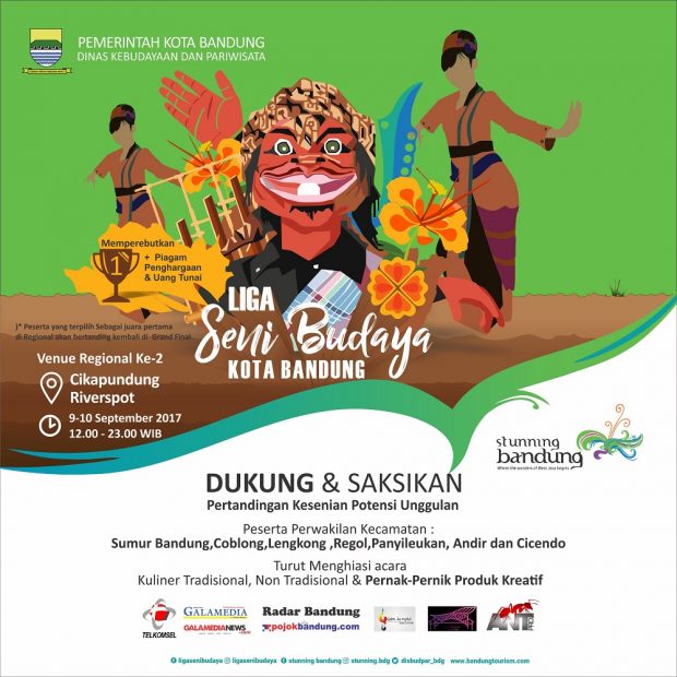 Contoh Gambar Poster Liga Seni Budaya Kota Bandung 2