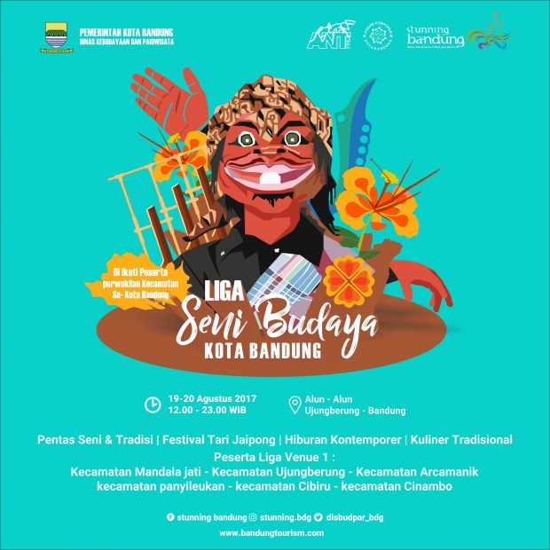 Contoh Gambar Poster Liga Seni Budaya Kota Bandung