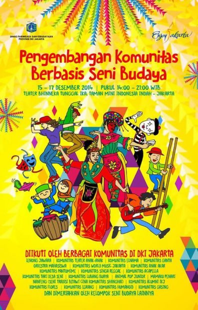 Contoh Gambar Poster Seni Budaya DKI Jakarta