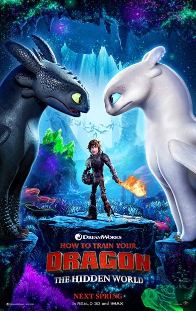 Contoh Poster Film Animasi How to Train Your Dragon The Hidden World (2019)
