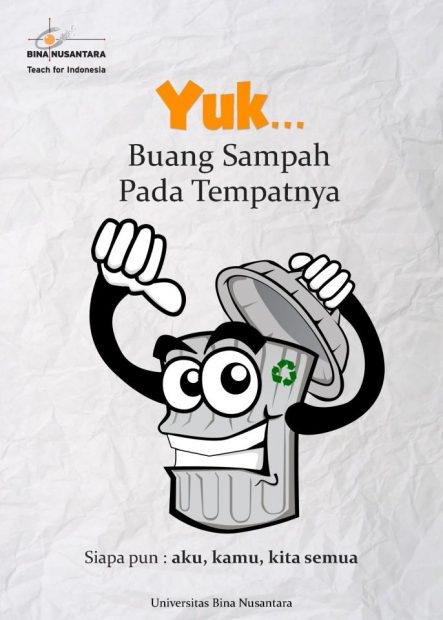 Contoh Poster Kampanye Hidup Bersih
