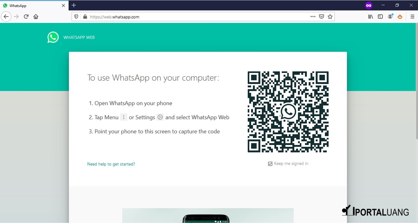 cara menggunakan whatsapp di laptop