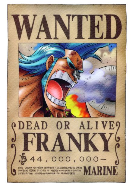 wanted poster one piece