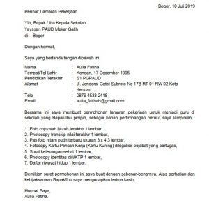 Contoh Surat Lamaran Kerja Jadi Guru Pdf / Download Contoh Surat Lamaran Kerja Doc - Guru Paud / Report contoh surat lamaran kerja.