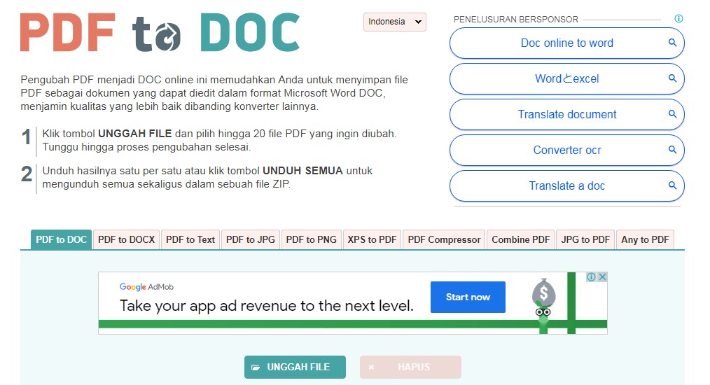 Cara Mengubah PDF Ke Word Online Gratis - Portal Uang