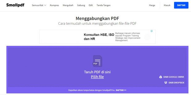 √ 2 Cara Gabung PDF Online Jadi Satu Halaman [ GRATIS ]