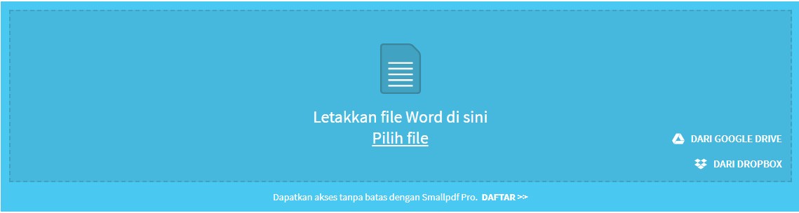 smallpdf convert word ke pdf gratis