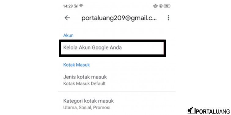 cara ganti password gmail android