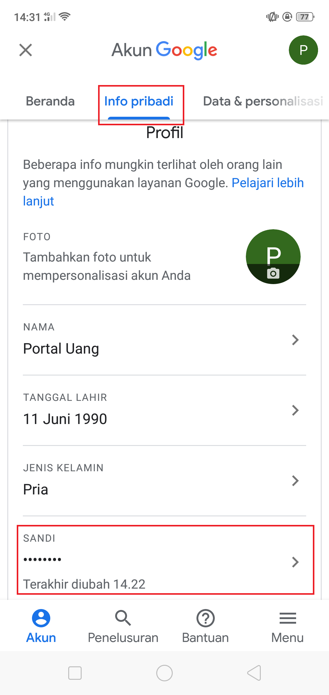 Cara Ganti Password Gmail di HP dan PC Portal Uang