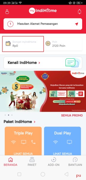 Dompet Myindihome Fungsi Cara Aktivasi Top Up Dan Bayar Tagihan