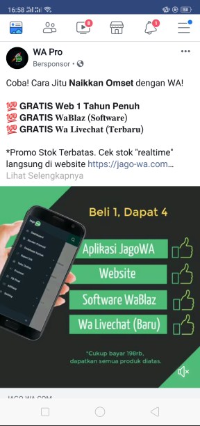 Whatsapp Promosi Online