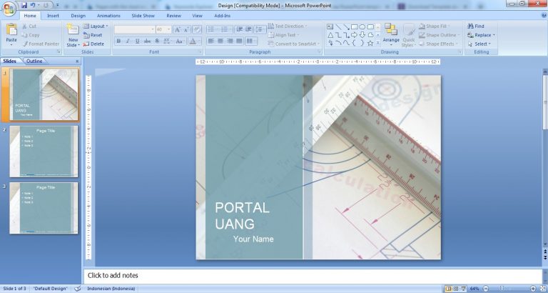 Download 9+ Template PPT Untuk Sidang Skripsi Gratis (2021)