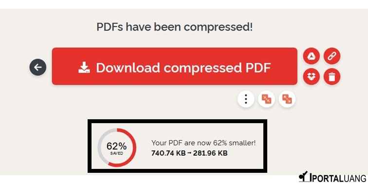 cara kompres pdf hingga 300 kb - 200kb