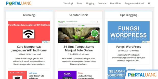 Contoh Website WordPress Indonesia