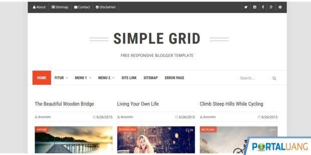 Template Blogger Photography Free