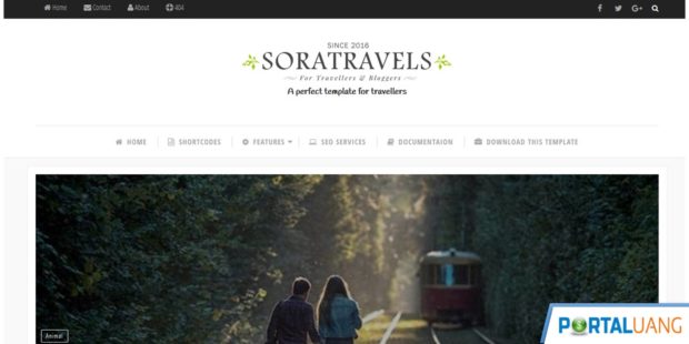 Template Blogger Travel Free