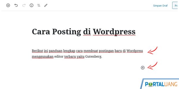 cara membuat postingan di wordpress
