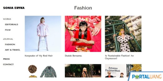 contoh fashion blogger