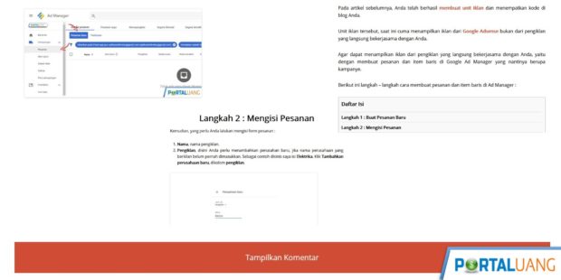 cara mendesain blog