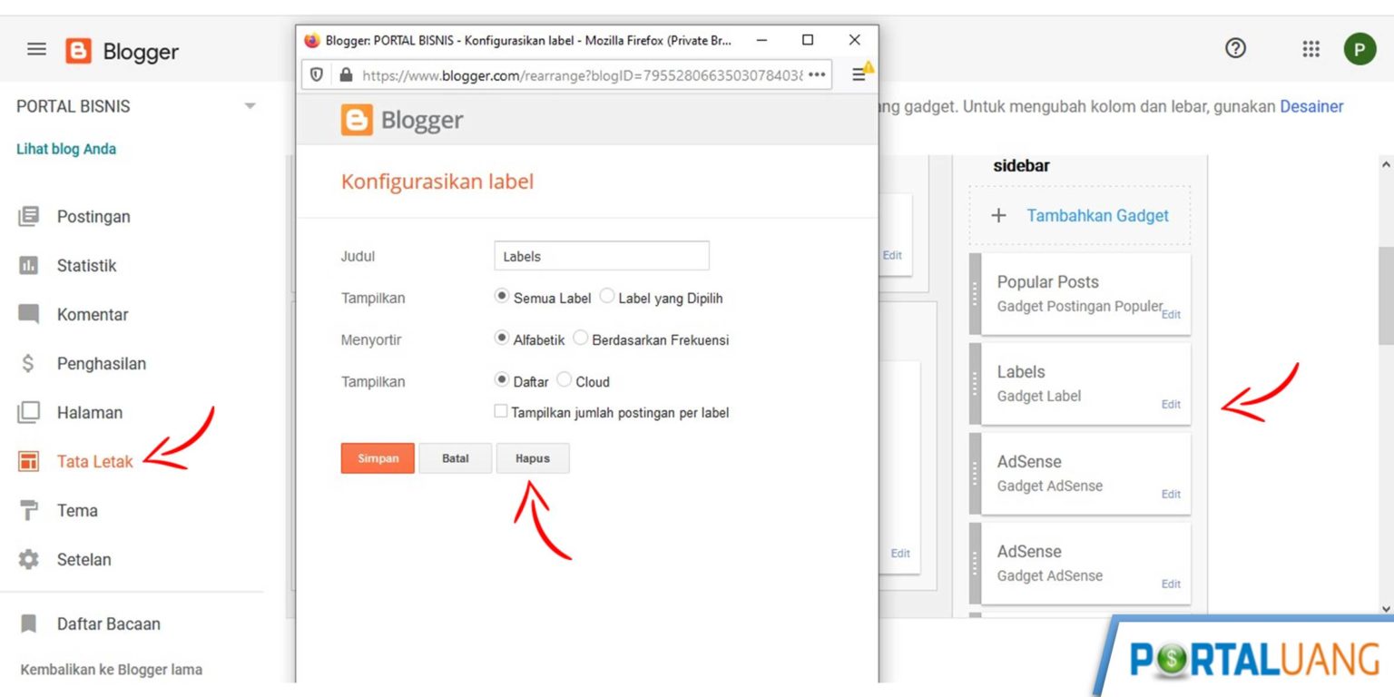 Cara Membuat Menu Bar dan Sub Menu di Blogger Untuk Pemula