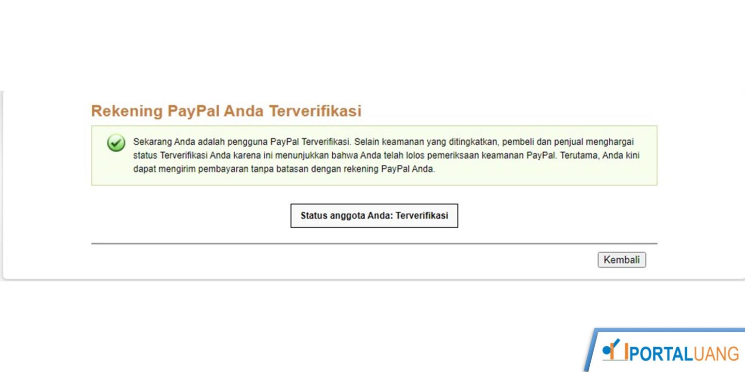 Akun Paypal : Cara Membuat, Verifikasi, Mengubah