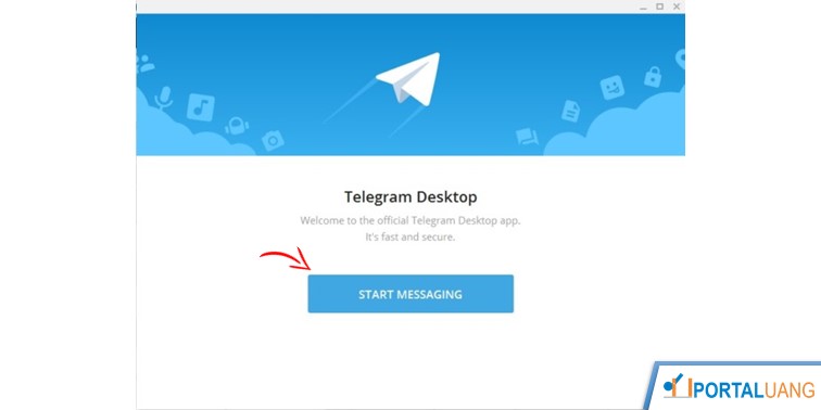 cara daftar telegram di laptop