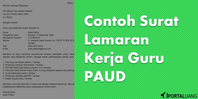 Contoh Kop Surat Yayasan Paud - Nusagates