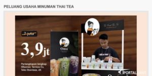 Peluang Usaha Minuman Thai Tea Keuntungan Kelemahan Modal Dan Paket