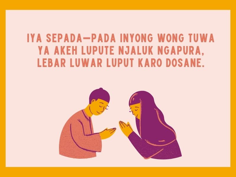 Ucapan Selamat Hari Raya Idul Fitri Bahasa Jawa Ngapak Kasar