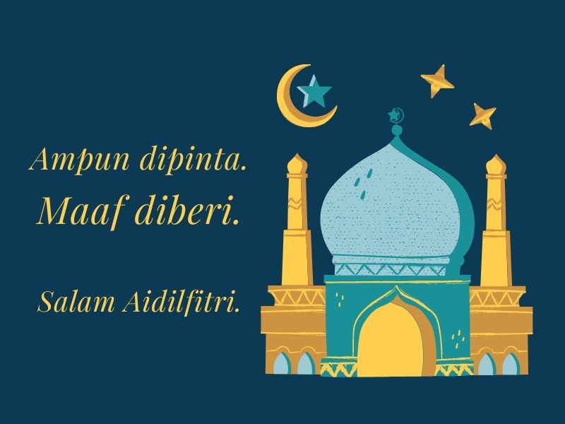 Ucapan Selamat Hari Raya Idul Fitri Bahasa Malaysia