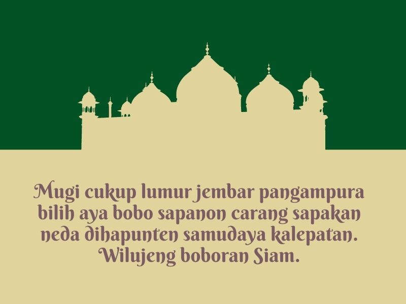 Ucapan Selamat Hari Raya Idul Fitri Bahasa Sunda