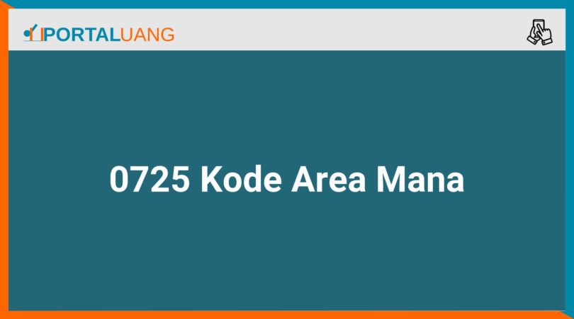 0725 Kode Area Mana