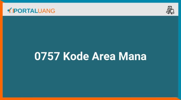 0757 Kode Area Mana