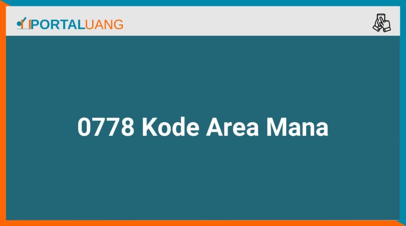 0778 Kode Area Mana