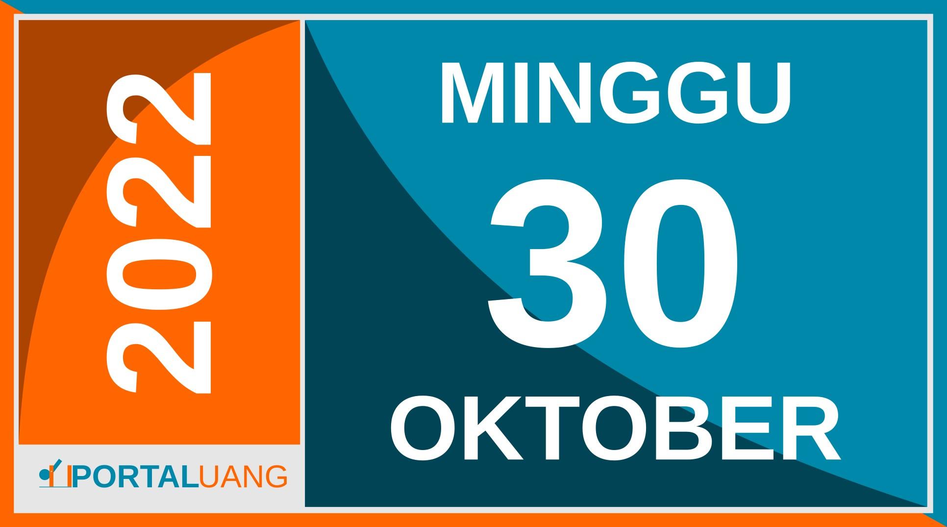 30 oktober hari apa