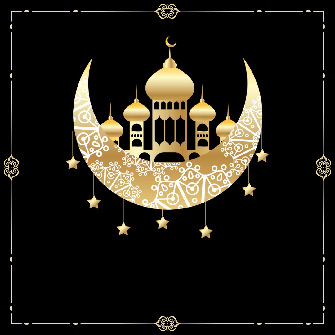 background ramadhan hitam