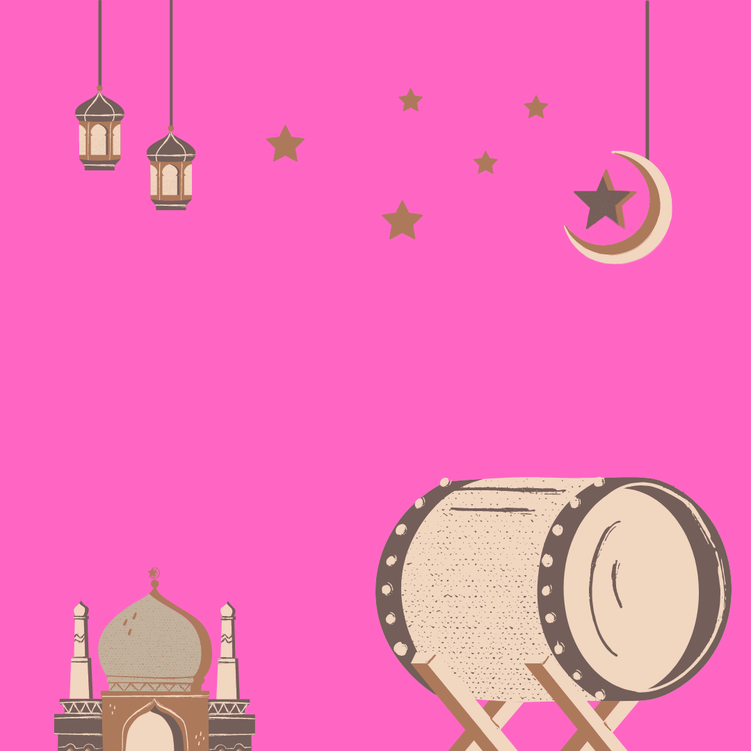 background ramadhan pink